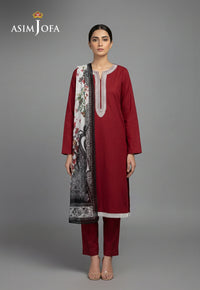 AJSO-374 Unstitched 2 Pcs Shirt Dupatta