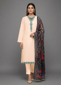 AJSO-380 Unstitched 3 Pcs Shirt Dupatta Trouser