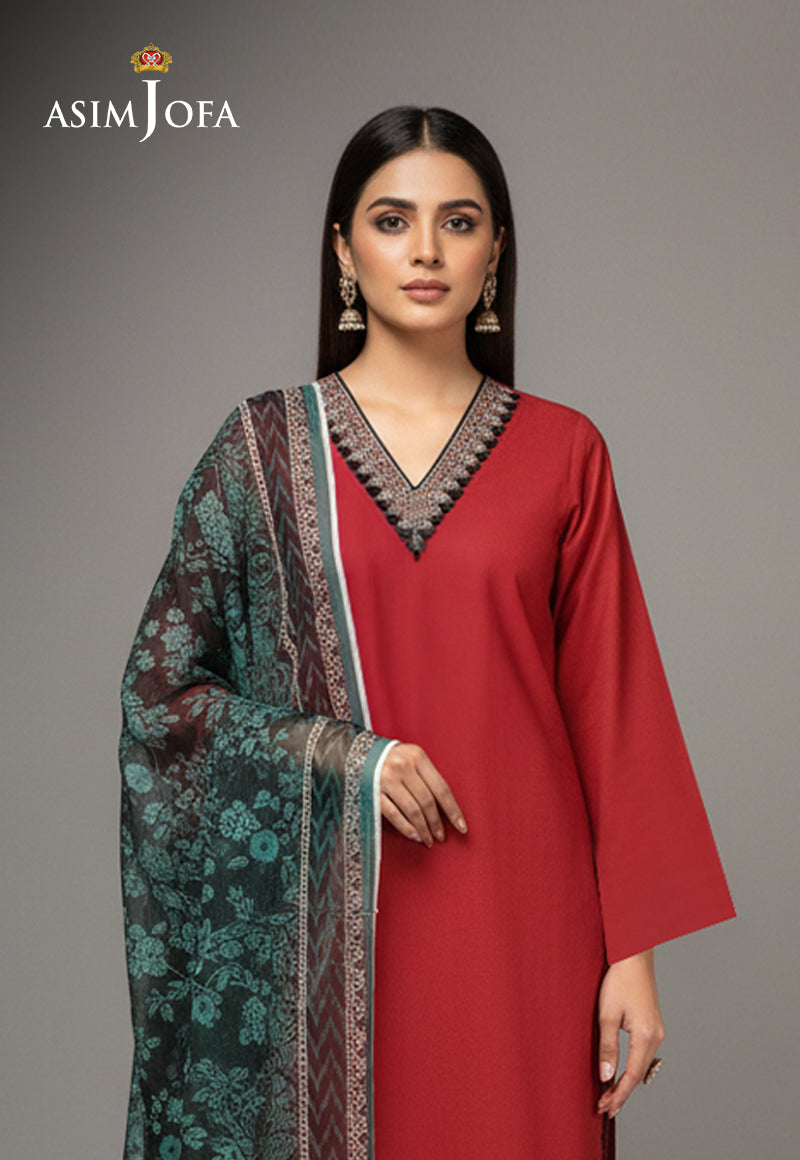 AJSO-407 Unstitched 2 Pcs Shirt Dupatta