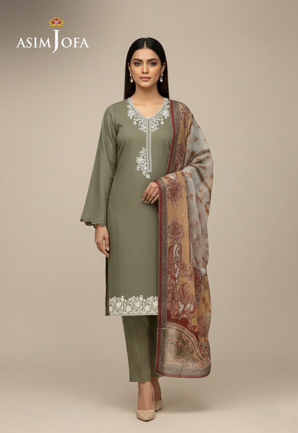 AJSO-398 Unstitched 2 Pcs Shirt Dupatta