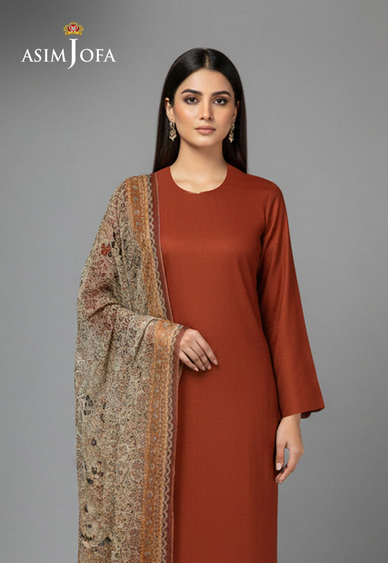 Ajso-404 Unstitched 2 Pcs Shirt Dupatta