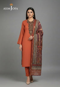 AJSO-405 Unstitched 2 Pcs Shirt Dupatta