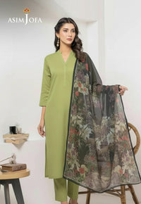 Ajso-98 Unstitched 2 Pcs Shirt Dupatta