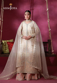 AJULFI-08 Embroidered Organza Unstitched 3 Pcs