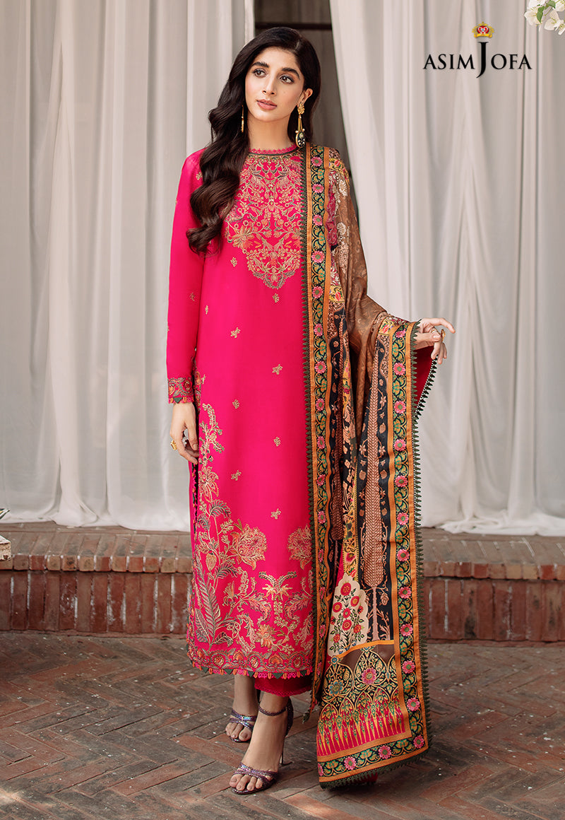 Ajw-05 Embroidered Marina 3 Pcs