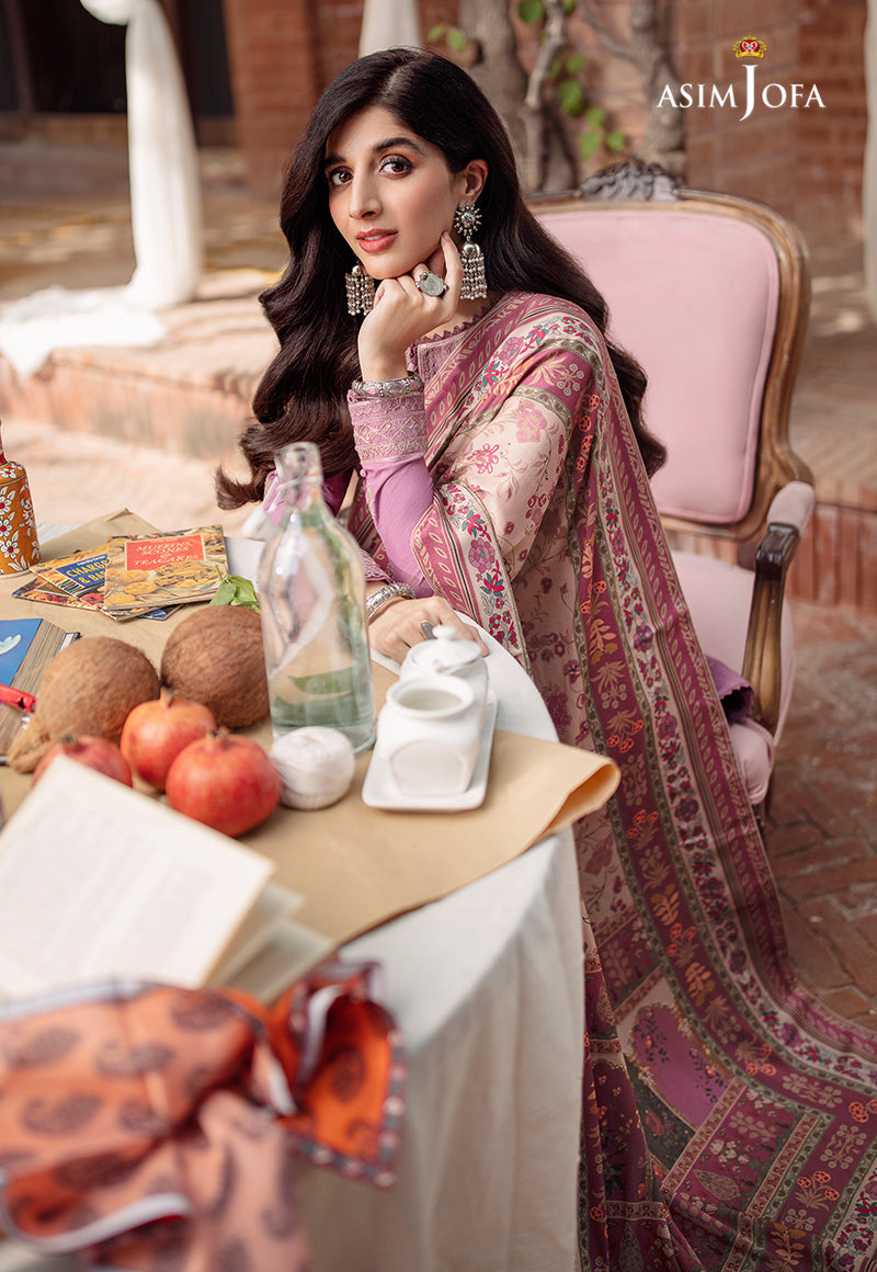 AJW-17 Designers Stitched LINEN 3 PCS