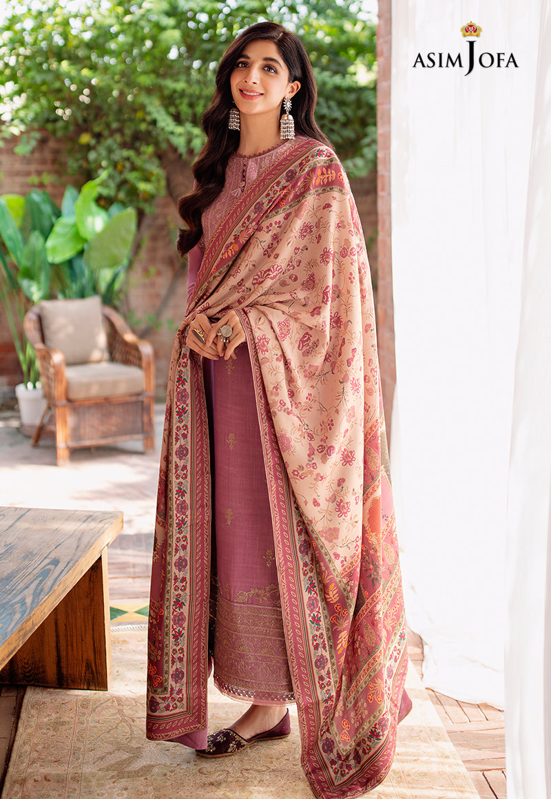 AJW-17 Designers Stitched LINEN 3 PCS