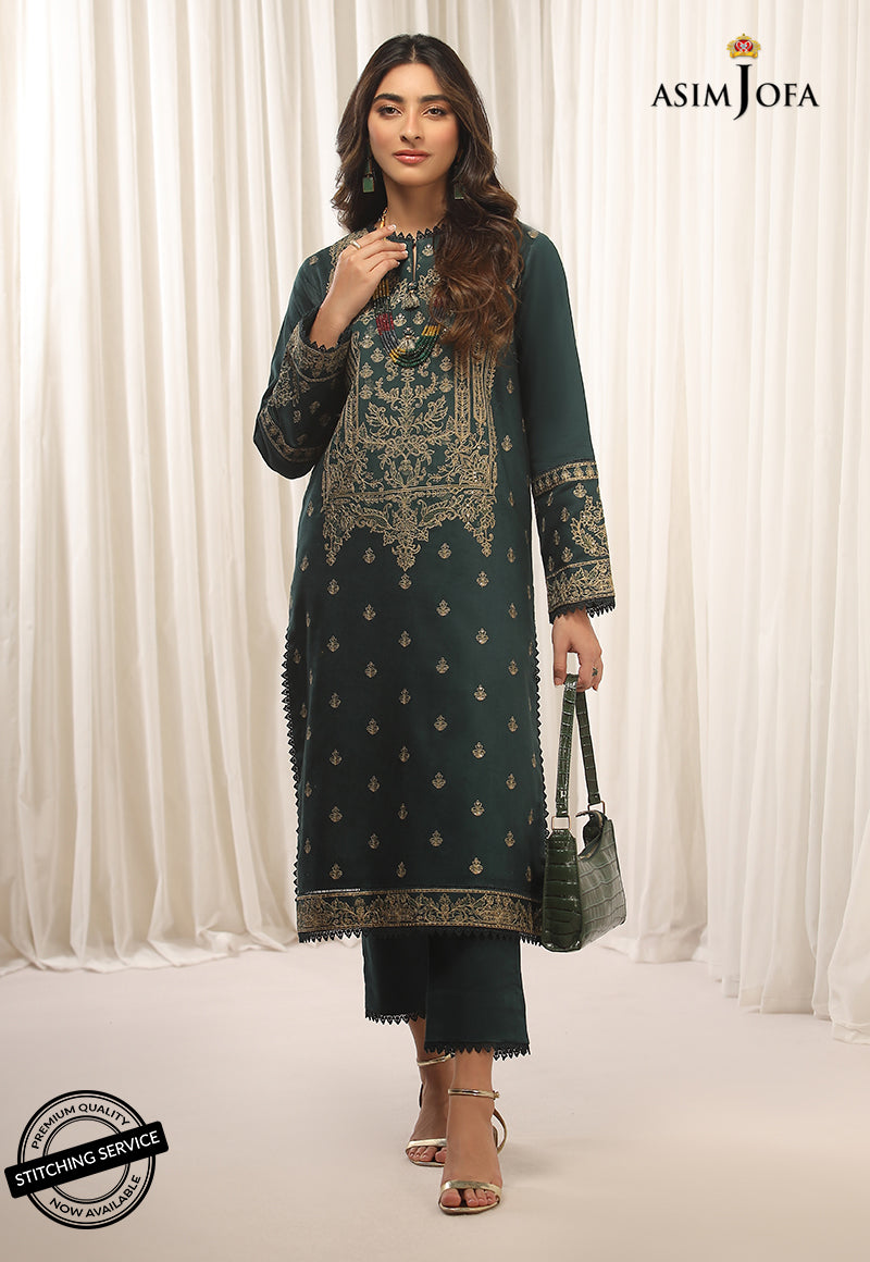 AJPB-184 EMBROIDERED SILK STITCHED 3 PCS