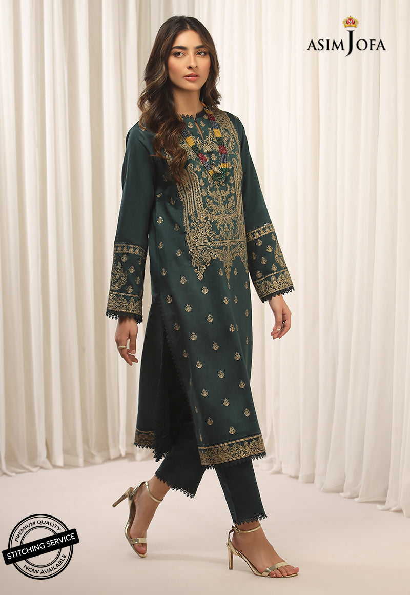 AJPB-184 EMBROIDERED SILK STITCHED 3 PCS