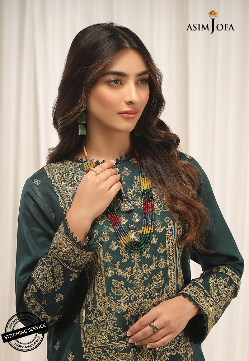 AJPB-184 EMBROIDERED SILK STITCHED 3 PCS