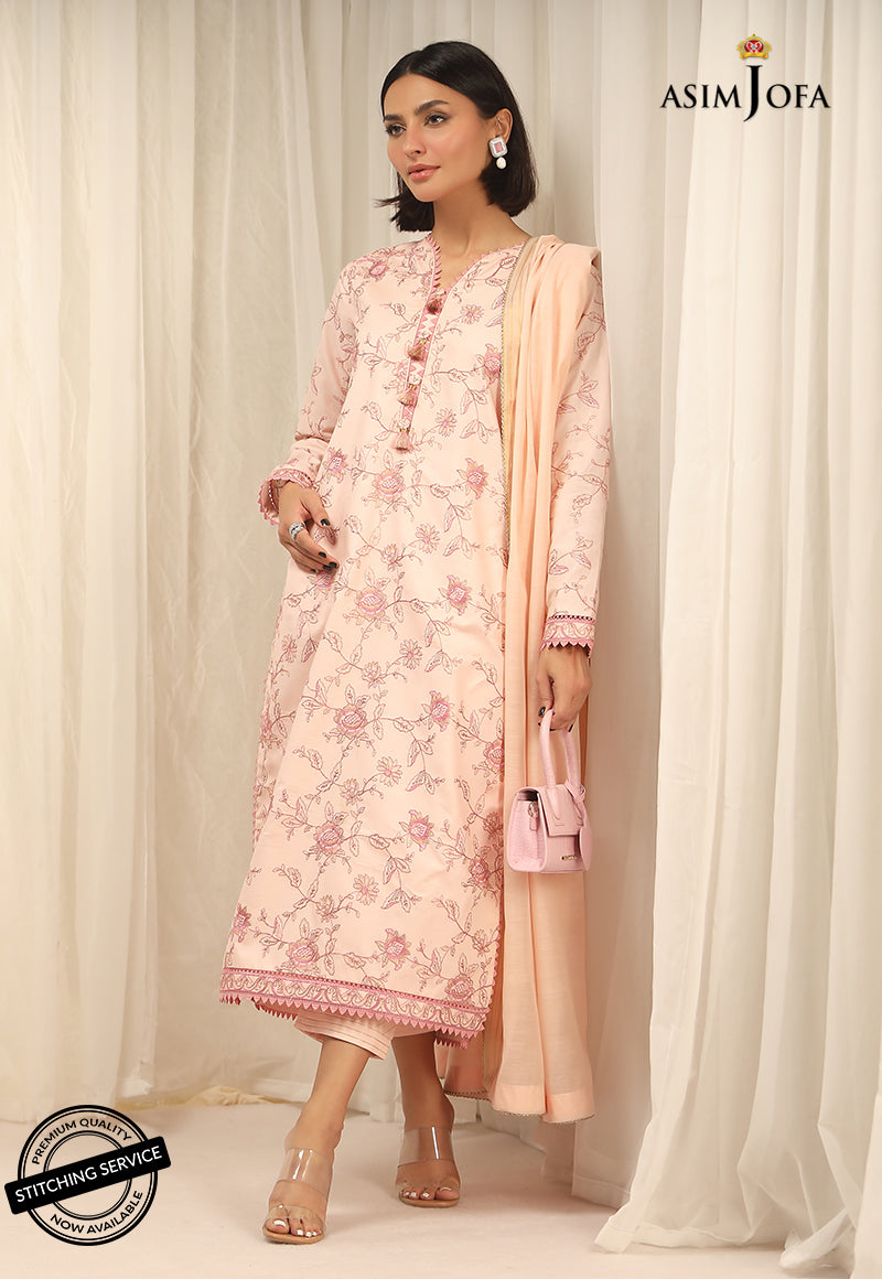 AJPB-177 EMBROIDERED CAMBRIC STITCHED 2 PCS