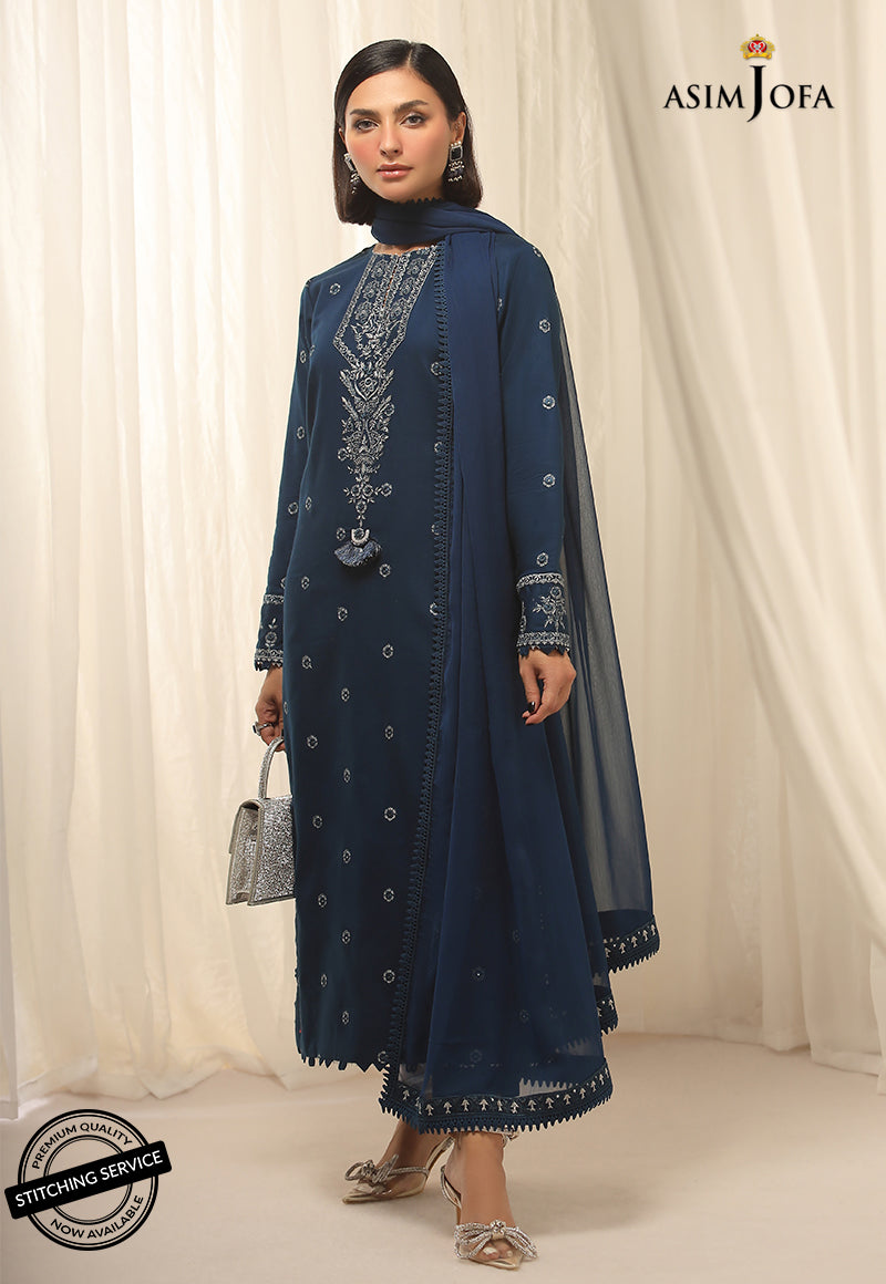 AJPB-173 EMBROIDERED CAMBRIC STITCHED 2 PCS