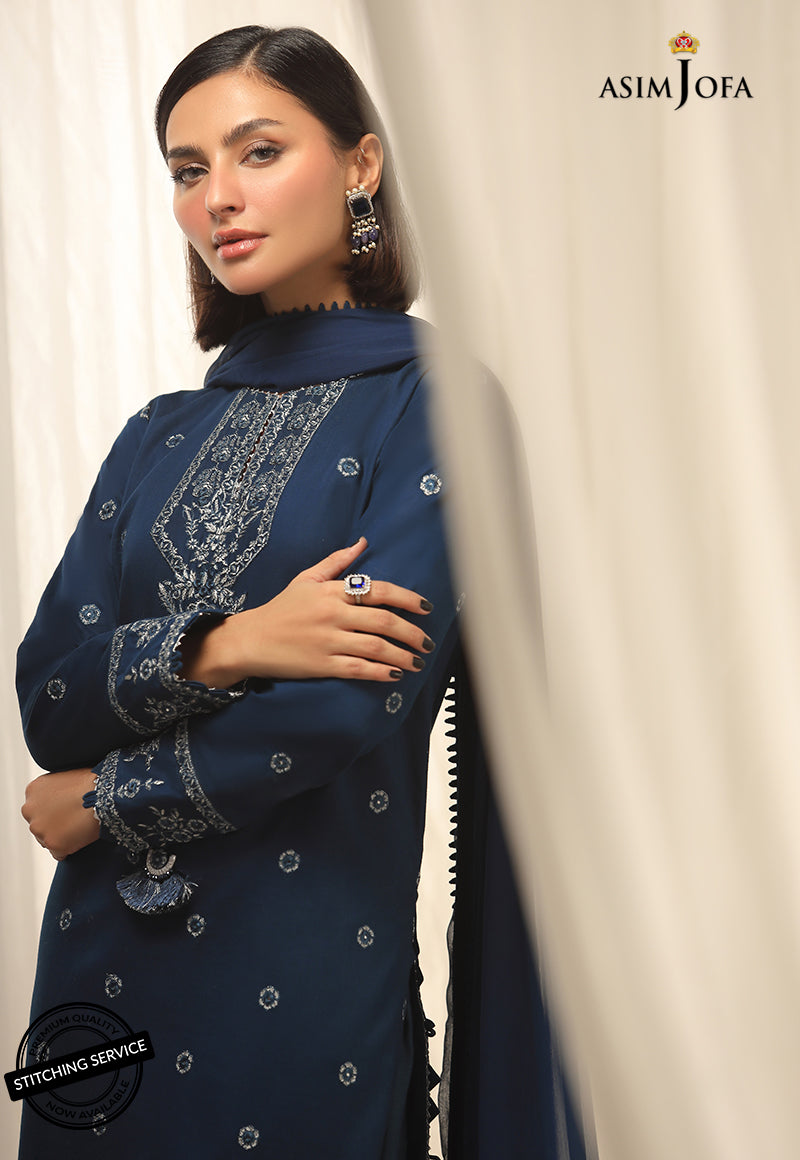 AJPB-173 EMBROIDERED CAMBRIC STITCHED 2 PCS