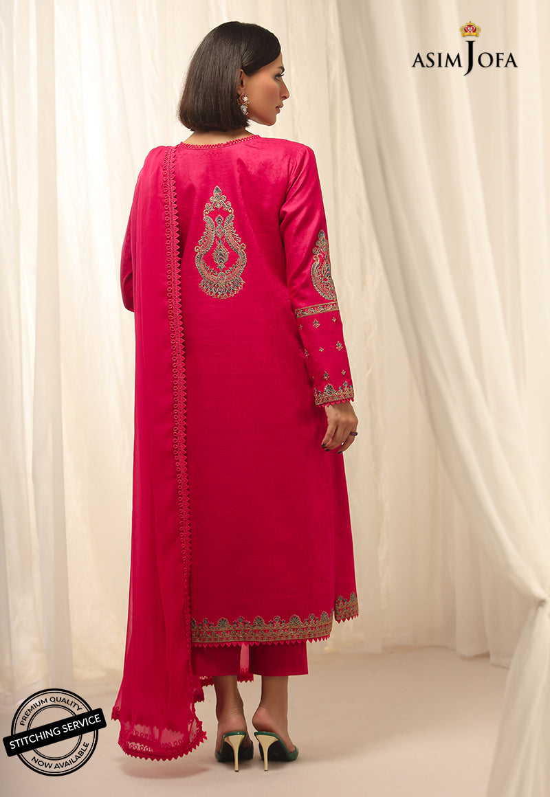 AJWE-09 EMBROIDERED SELF-JACQUARD 3 PCS