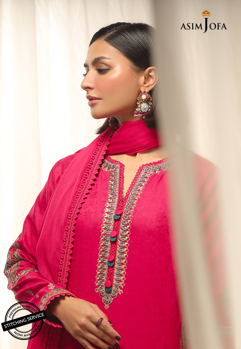 AJWE-09 EMBROIDERED SELF-JACQUARD 3 PCS