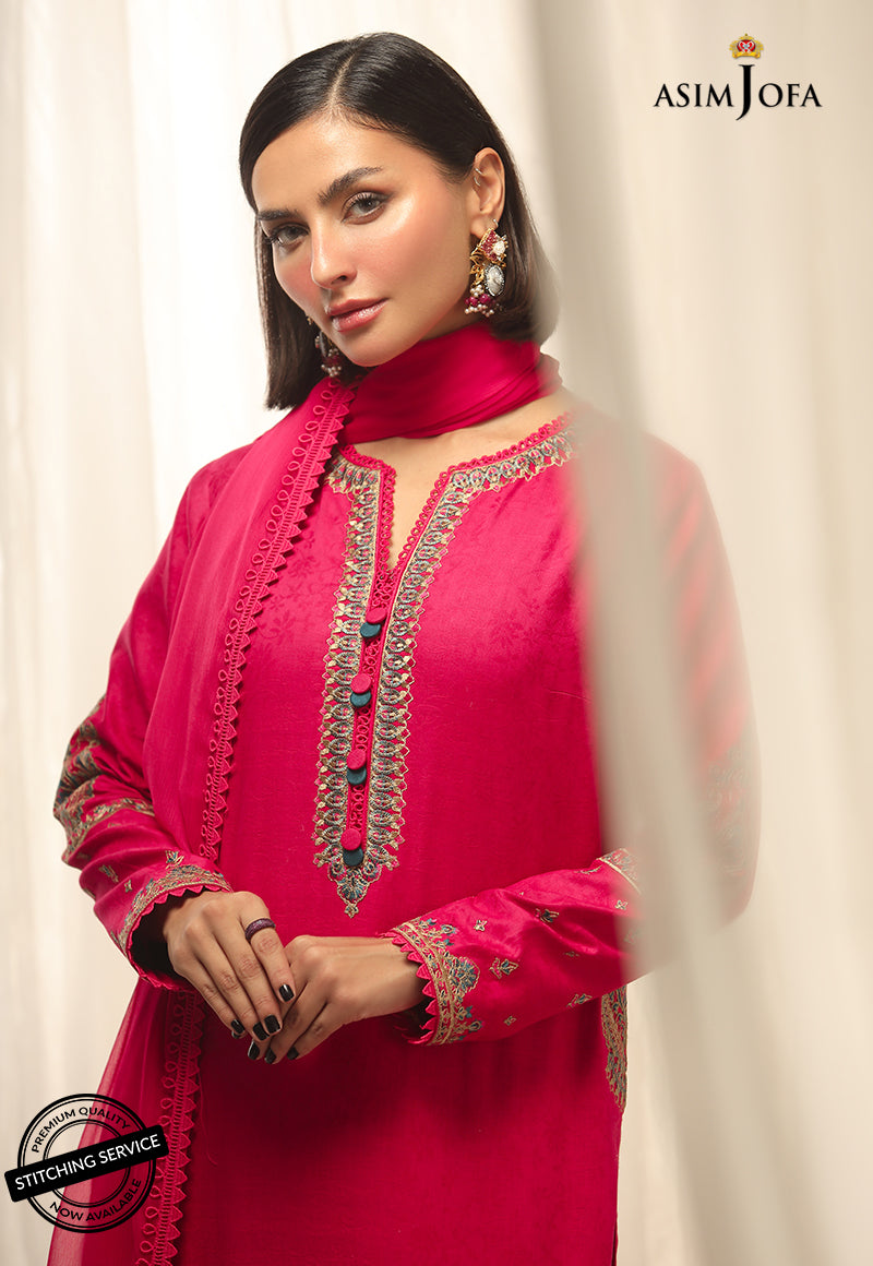 AJWE-09 EMBROIDERED SELF-JACQUARD 3 PCS