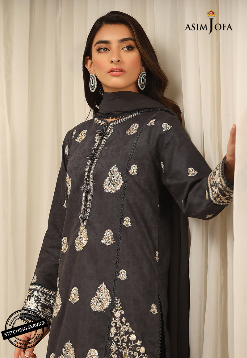 AJWE-12 EMBROIDERED SELF-JACQUARD 3 PCS
