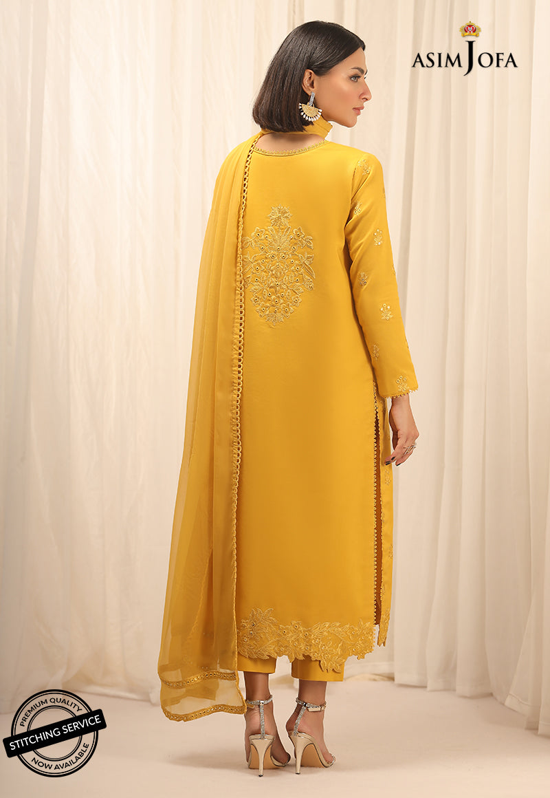 Ajwe-13 Embroidered Cambric 3 Pcs
