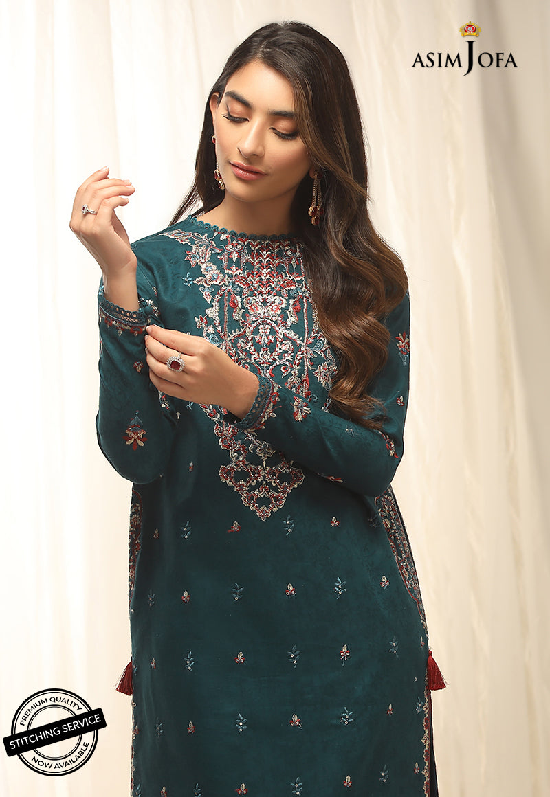 AJWE-15 EMBROIDERED SELF-JACQUARD 2 PCS