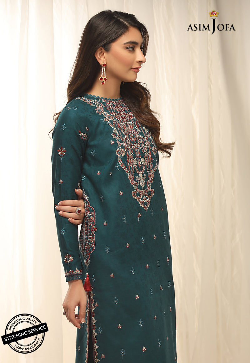 AJWE-15 EMBROIDERED SELF-JACQUARD 2 PCS
