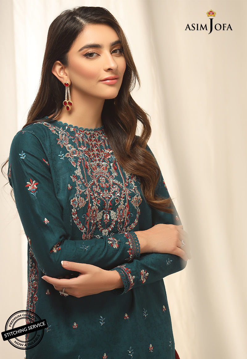 AJWE-15 EMBROIDERED SELF-JACQUARD 2 PCS