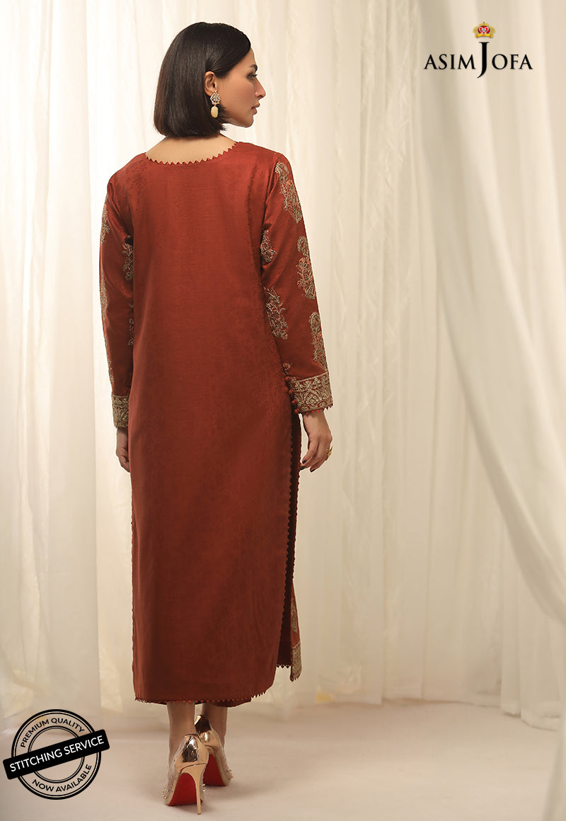 AJWE-16 EMBROIDERED SELF-JACQUARD 2 PCS