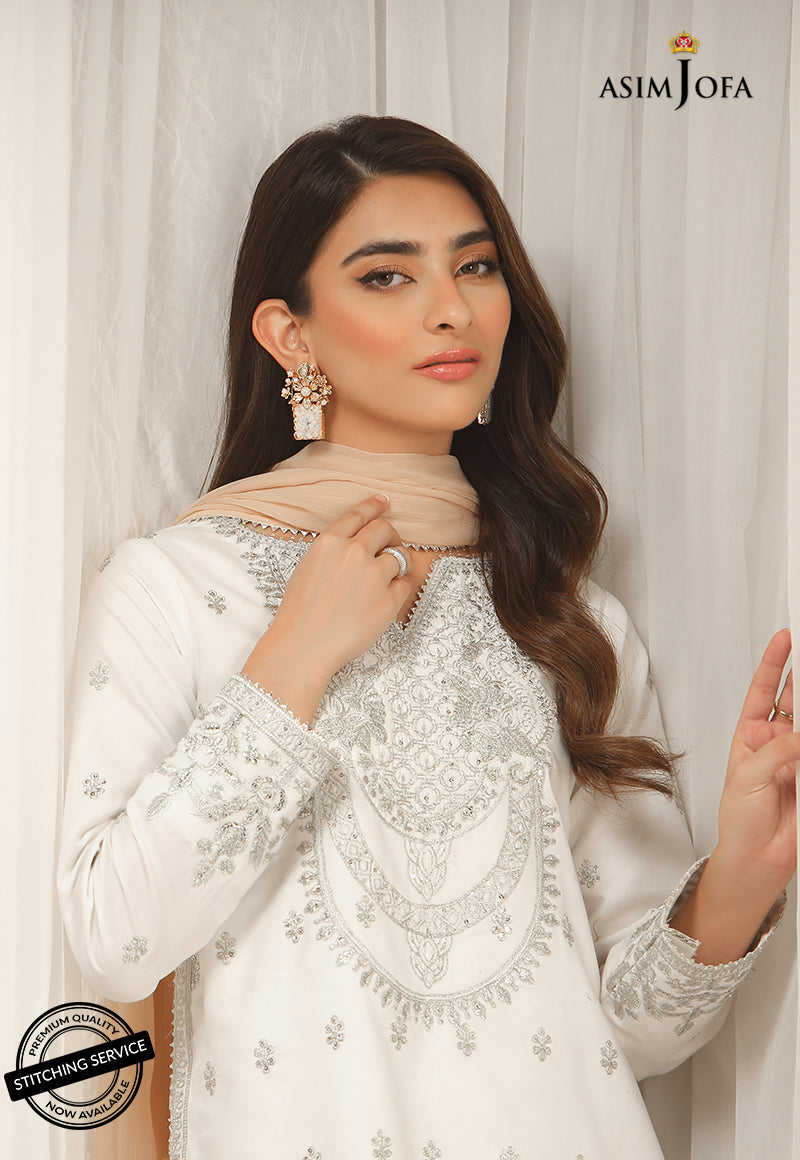 AJWE-18 EMBROIDERED CAMBRIC 3 PCS