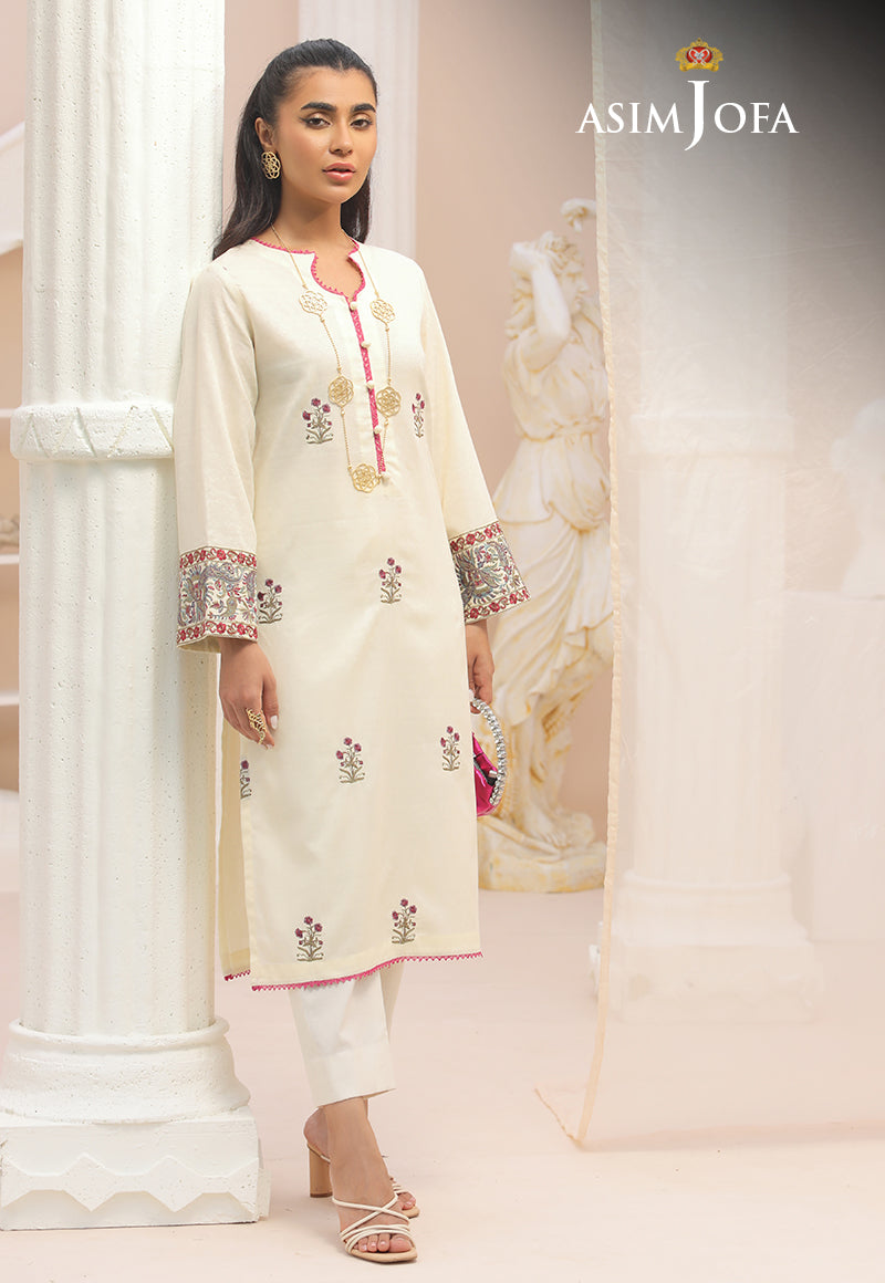 AJWS-11 (1-PC) EMBROIDERED SELF JACQUARD 1 PC