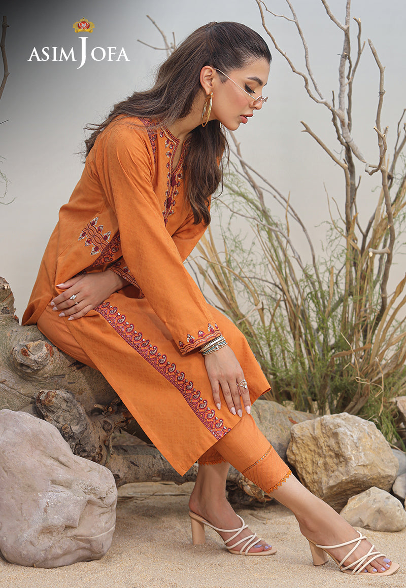 AJWSD-02 (1D-PC) EMBROIDERED SELF JACQUARD 1 PC