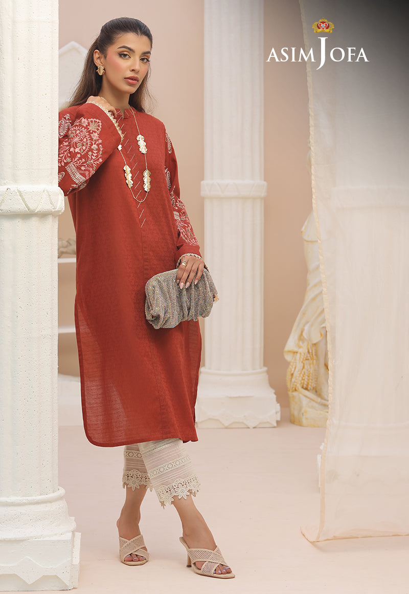 AJWS-13 (1-PC) EMBROIDERED SELF-JACQUARD 1 PC