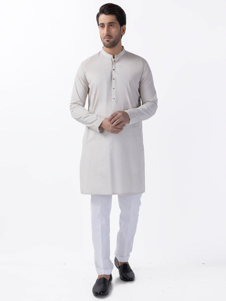 Light Sage Blended Kurta - AL-K-1169
