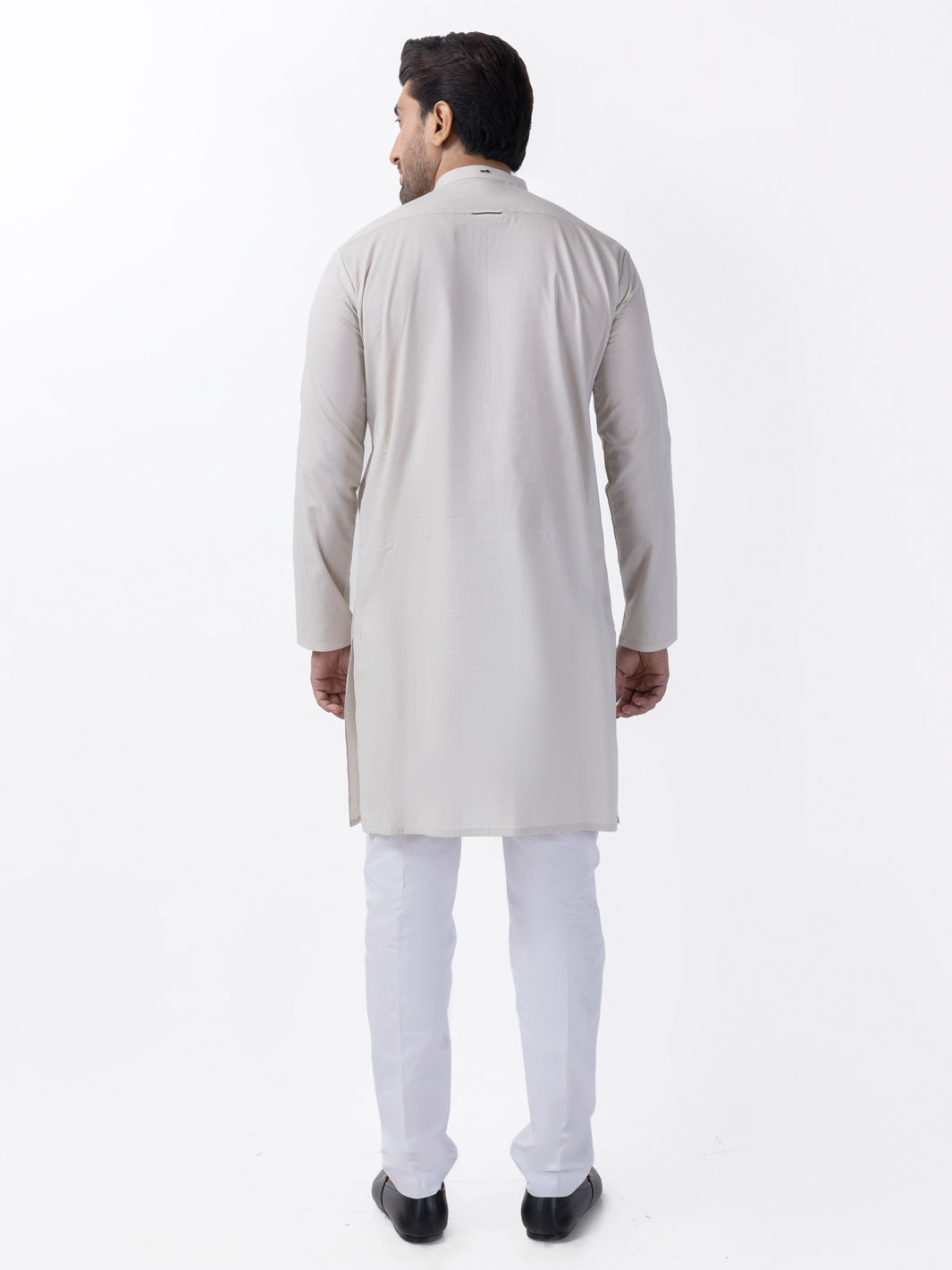 Light Sage Blended Kurta - AL-K-1169
