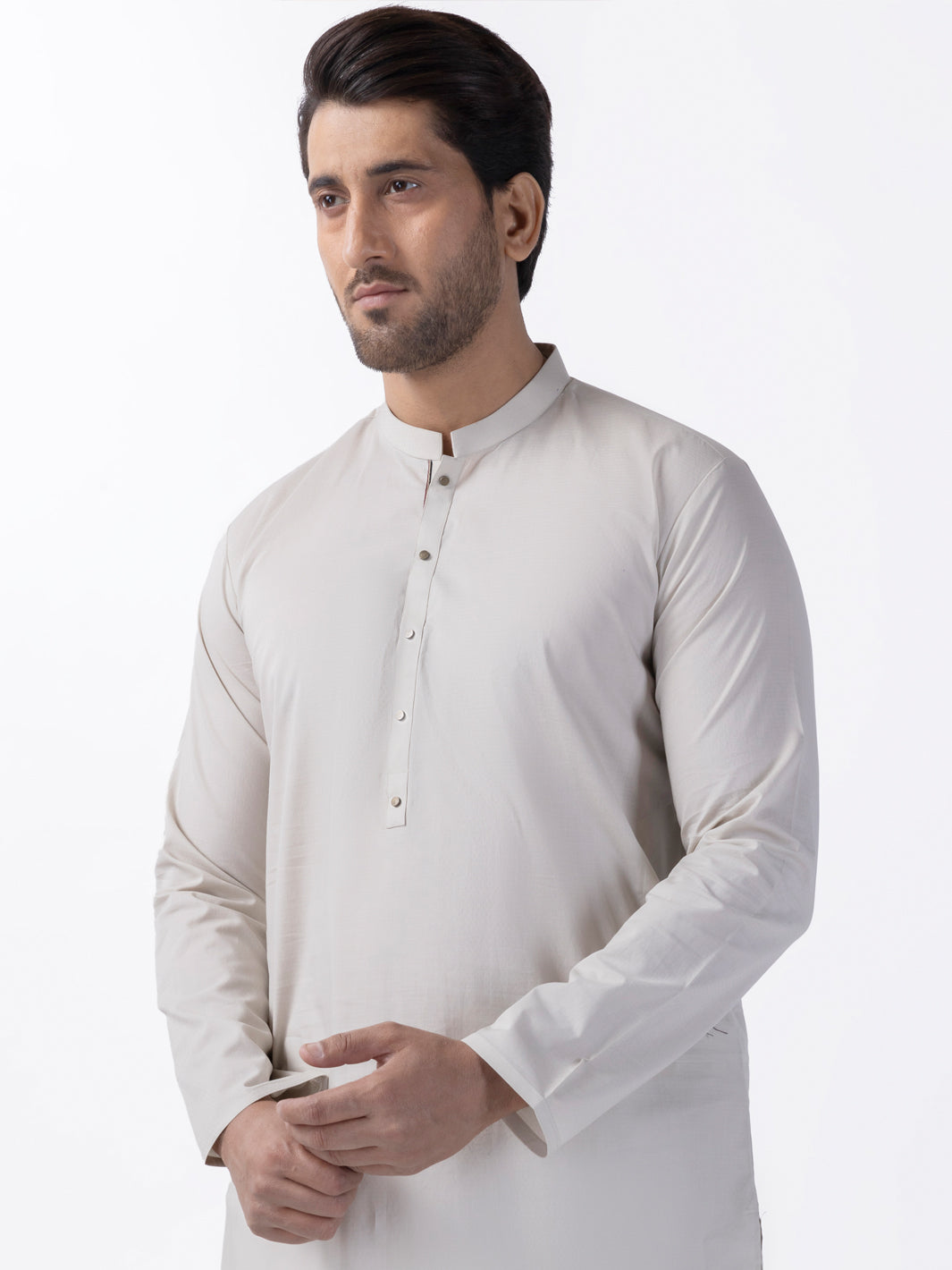 Light Sage Blended Kurta - AL-K-1169