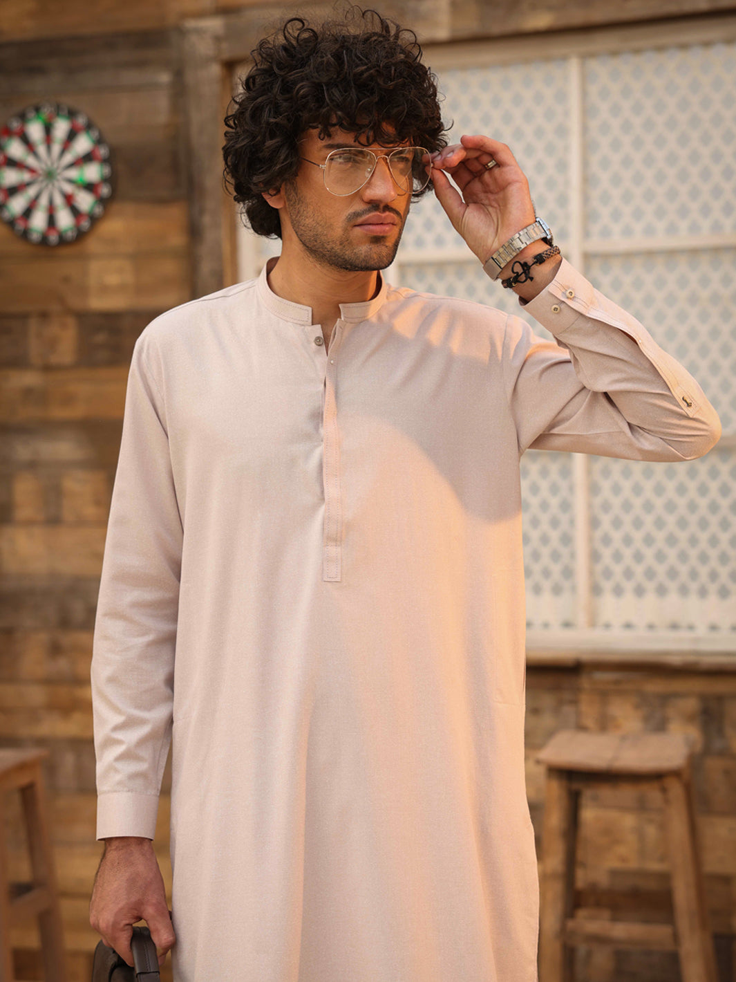 Tea Pink Cut & Sew Kameez Shalwar - AL-KS-3332