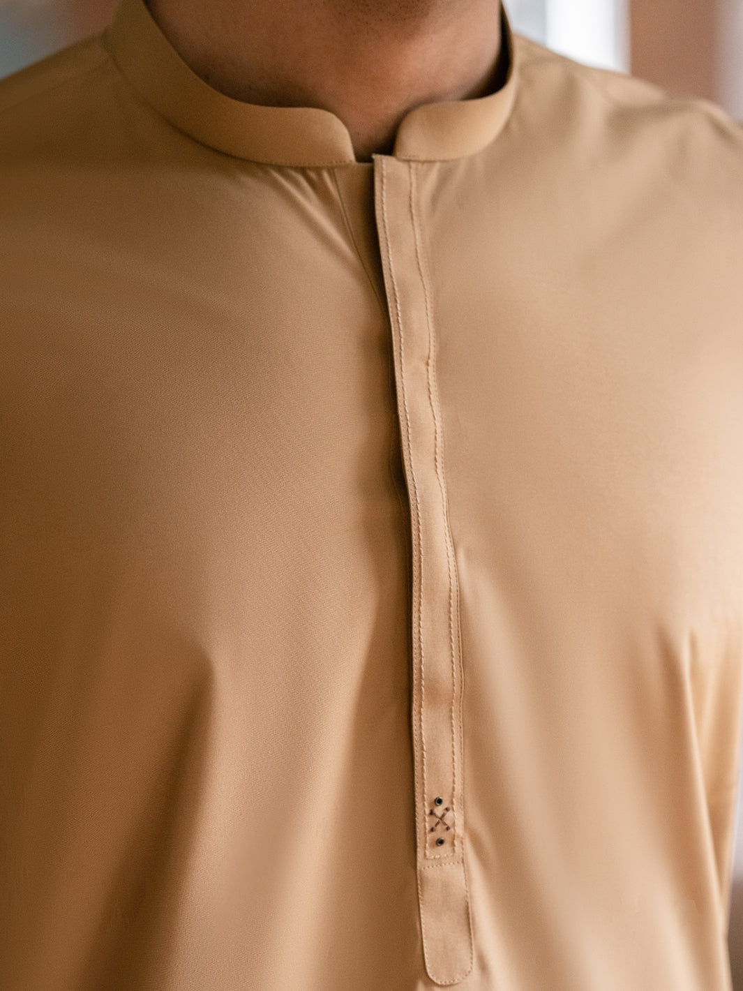 Mustard Kameez Shalwar - AL-KS-3387