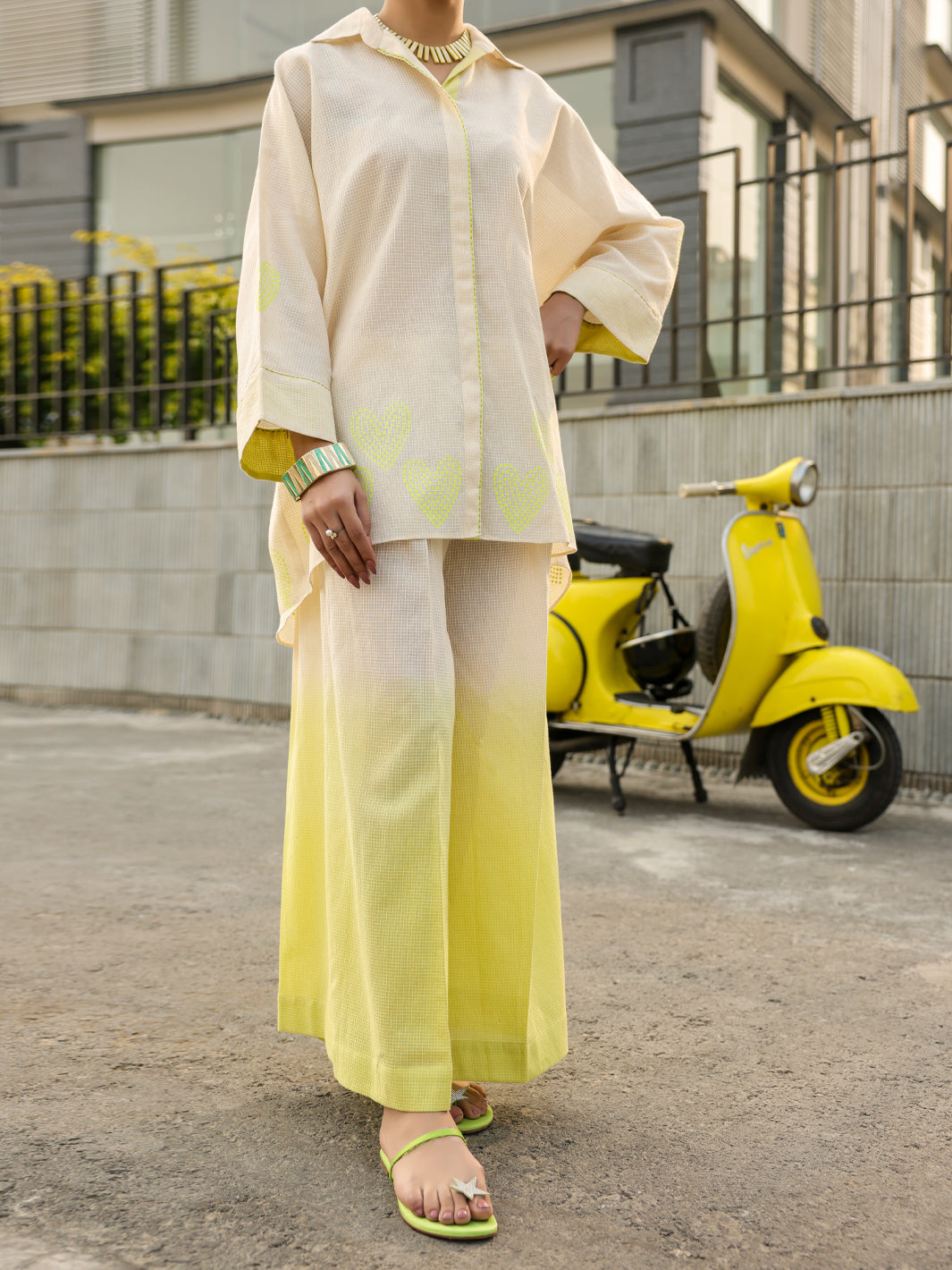 Off White Dobby 2Pc Stitched - AL-2PS-LKS-1148
