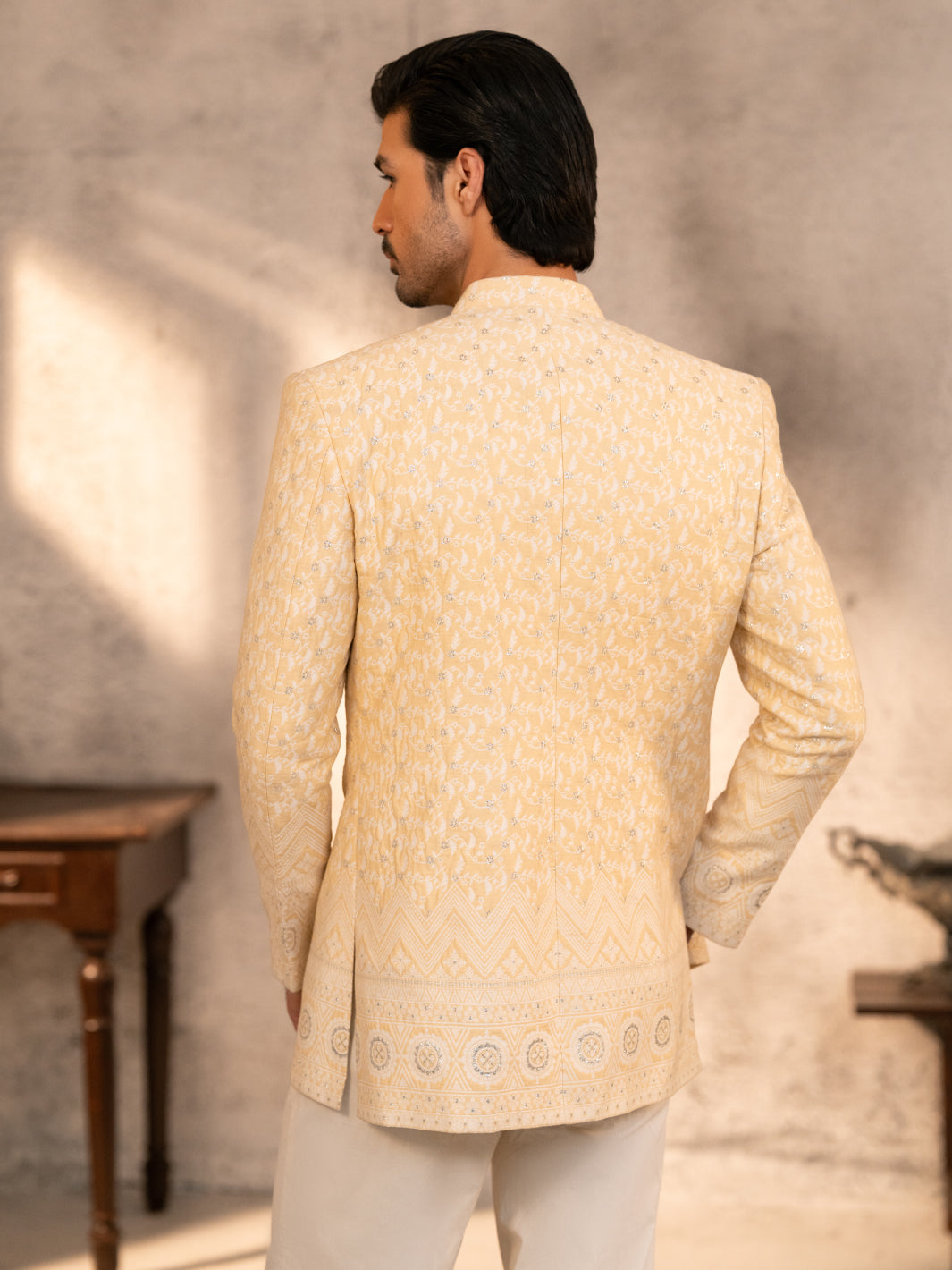 Yellow Prince Coat - AL-PCS-075C