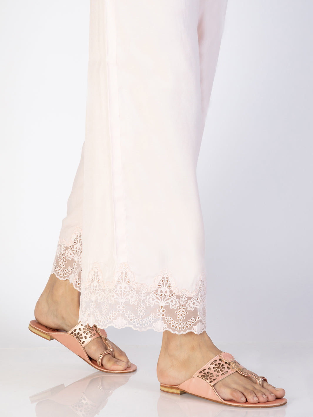 Pink Maple Silk Trousers - AL-T-695