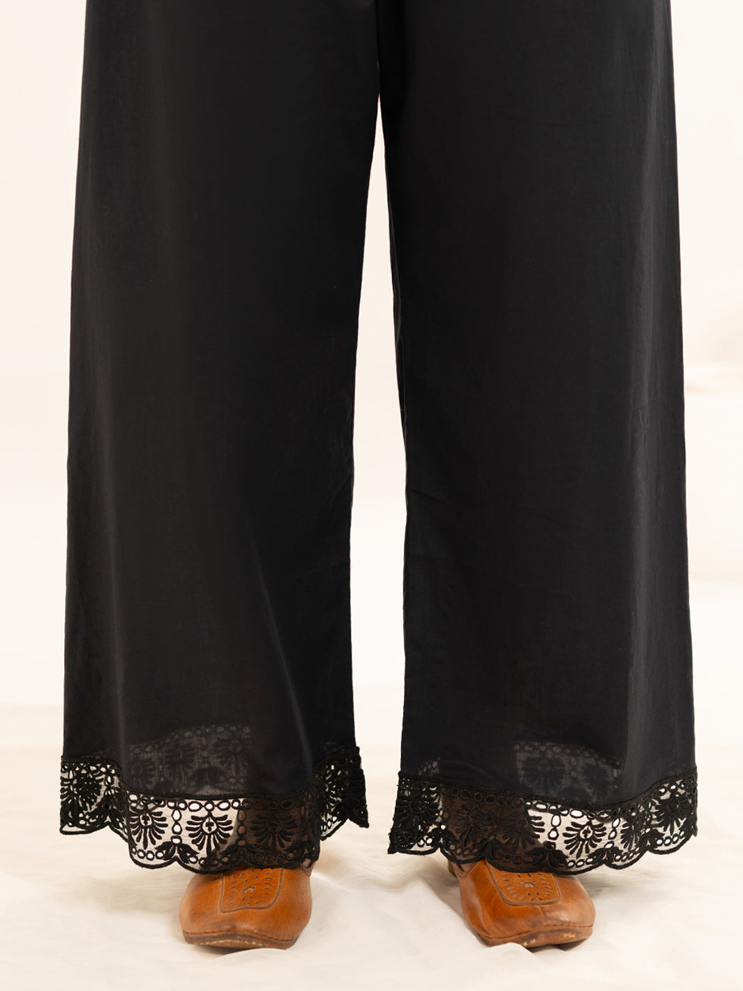 Black Lawn Trousers - AL-T-803