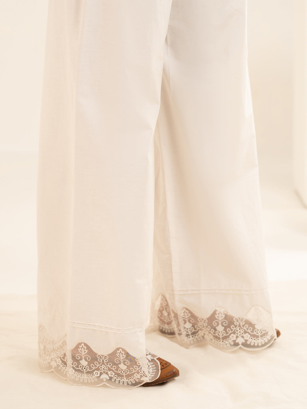 White Dyed Trousers - AL-T-805