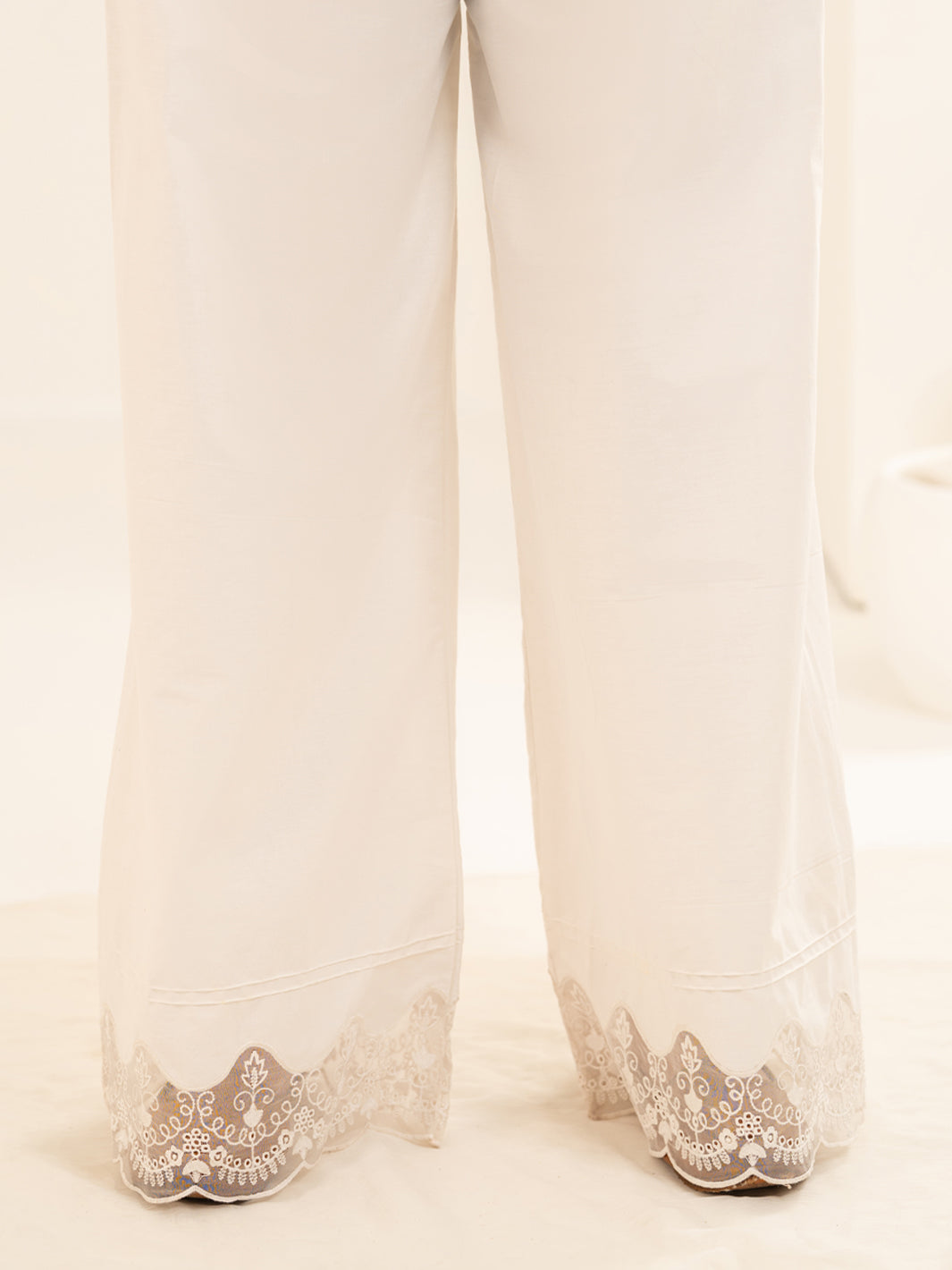 White Dyed Trousers - AL-T-805