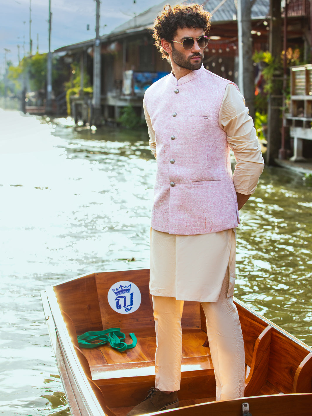 Pink Blended Waistcoat - AL-WC-526