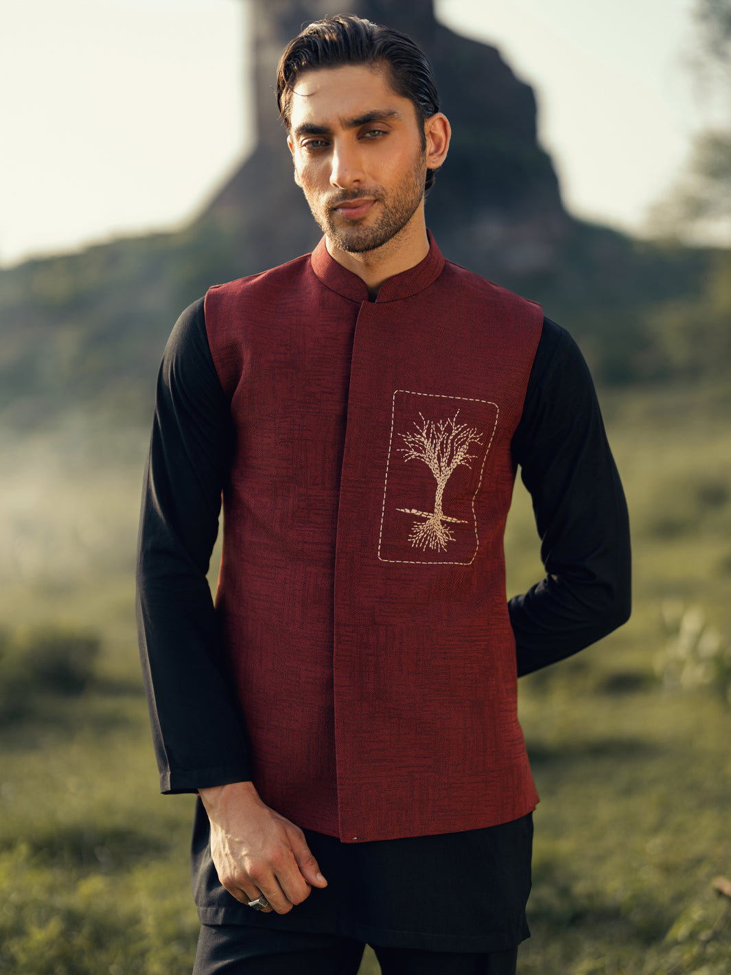 Red Waistcoat - AL-WC-596B