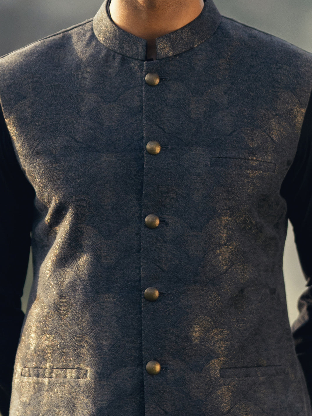 Dark Grey Formal Waistcoat - AL-WC-605