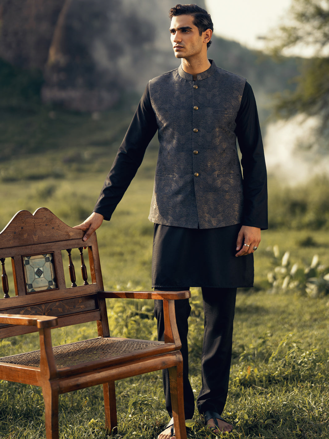 Dark Grey Formal Waistcoat - AL-WC-605