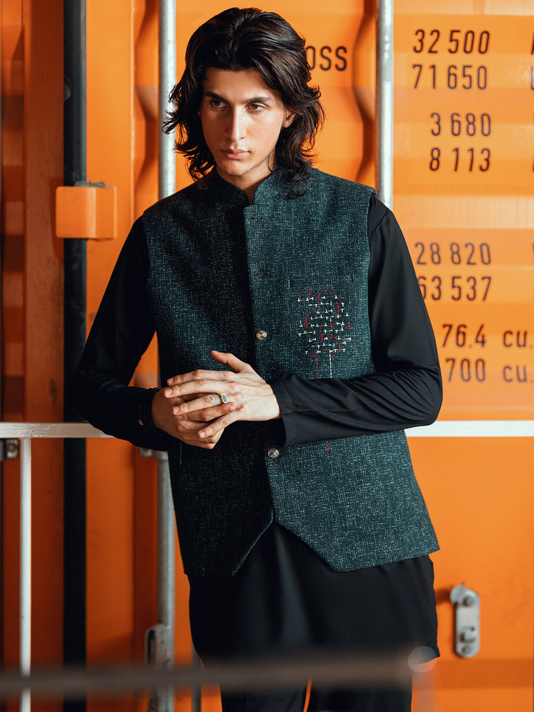 Green Formal Waistcoat - AL-WC-607