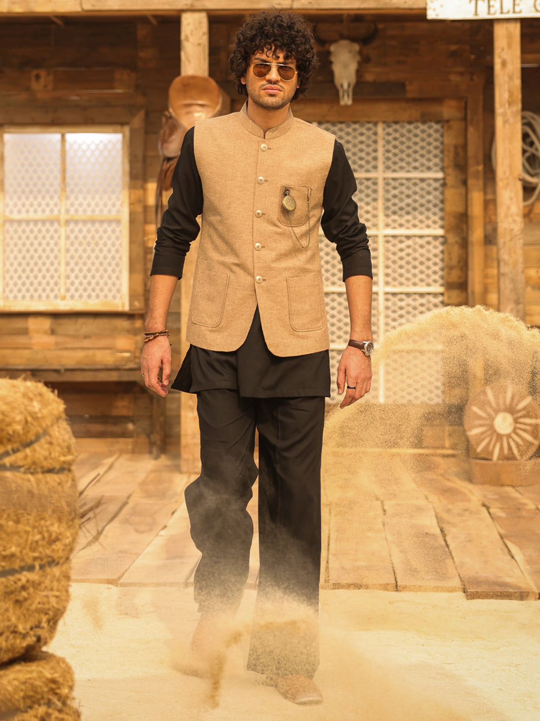 Fawn Waistcoat - AL-WC-631
