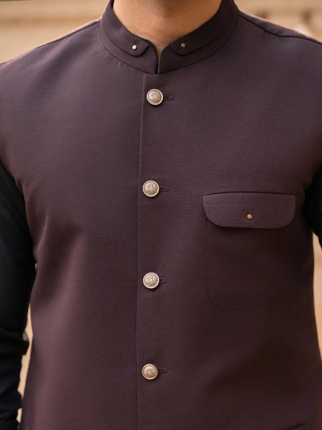 Dark Brown Waistcoat - AL-WC-641