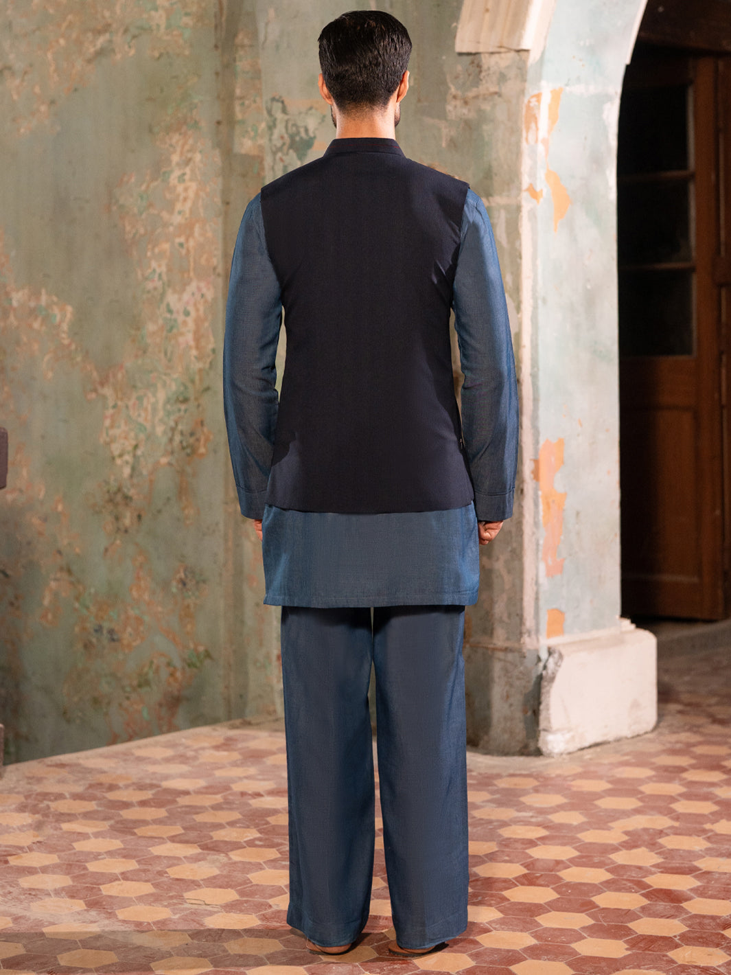 Midnight Blue Waistcoat - AL-WC-642