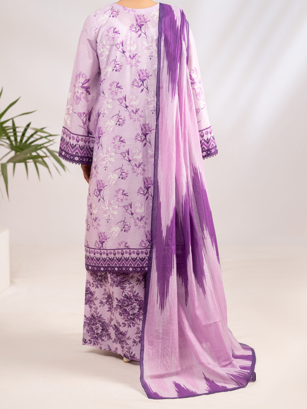 Light Purple Lawn 3Pc Stitched - ALP-3PS-2289